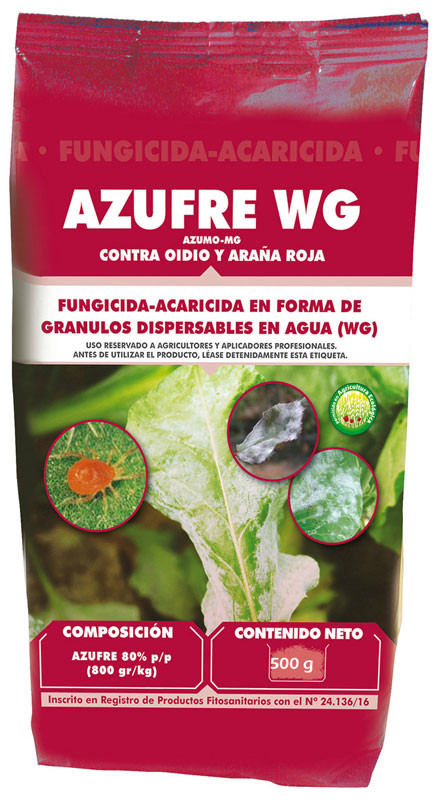 Fungicida acaricida Azufre WG 500gr – Massó